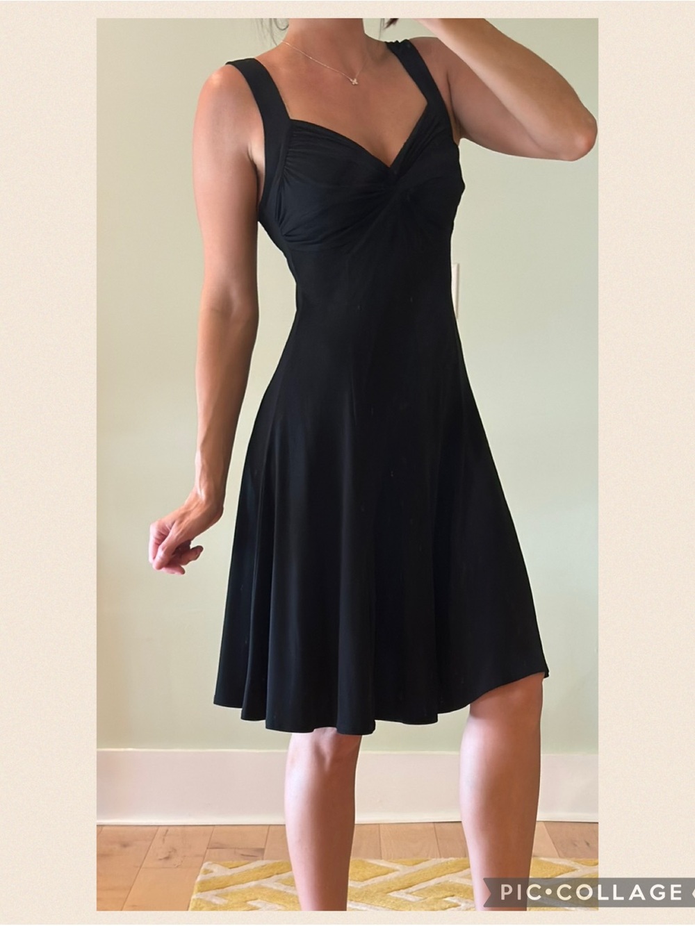 MODA International Classic Black A-Line Cocktail Dress